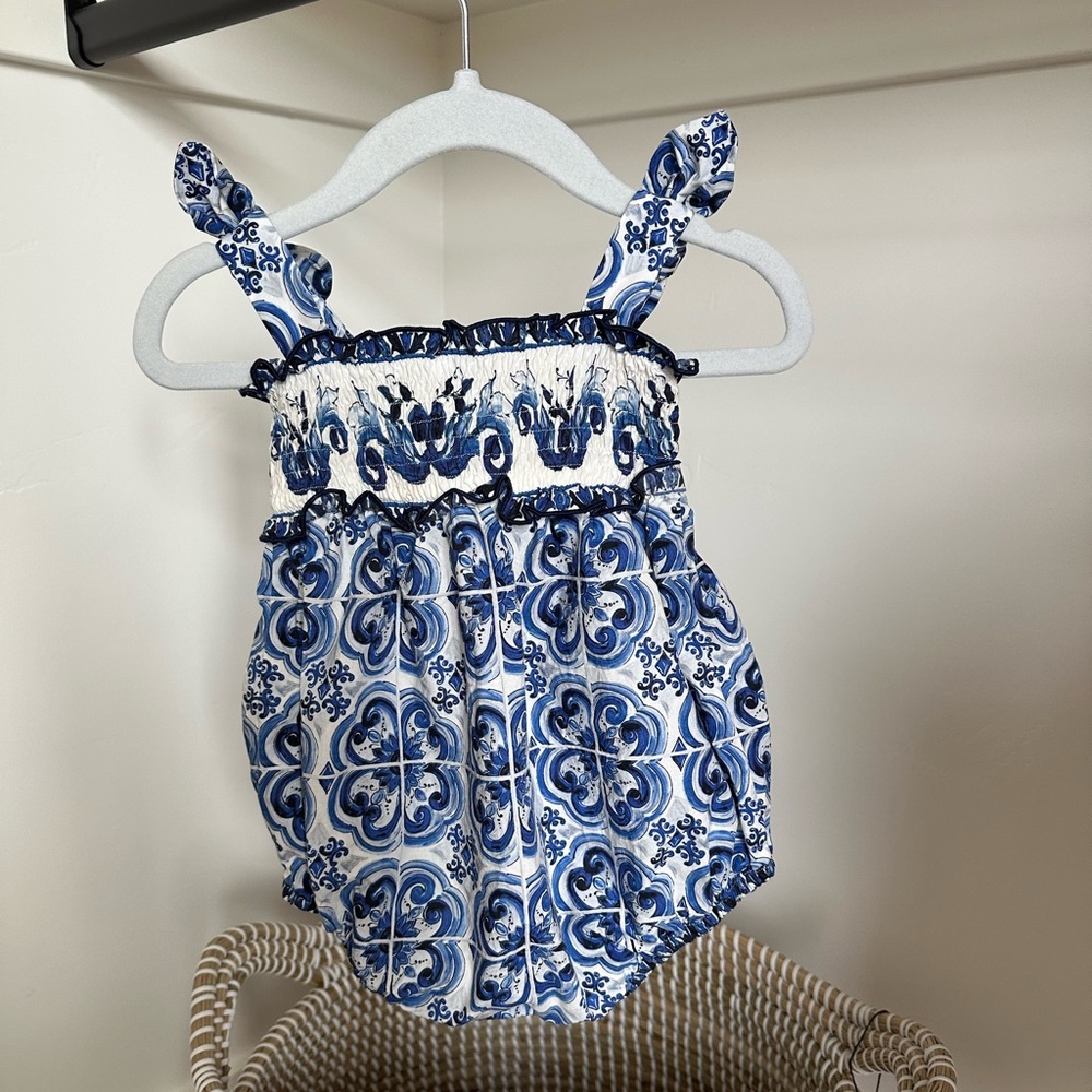 Dolce & Gabbana baby bubble romper suit